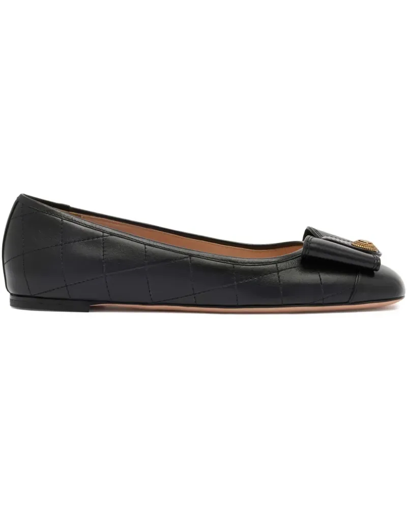 Bally Gesteppte B-Bow Ballerinas - Schwarz Schwarz