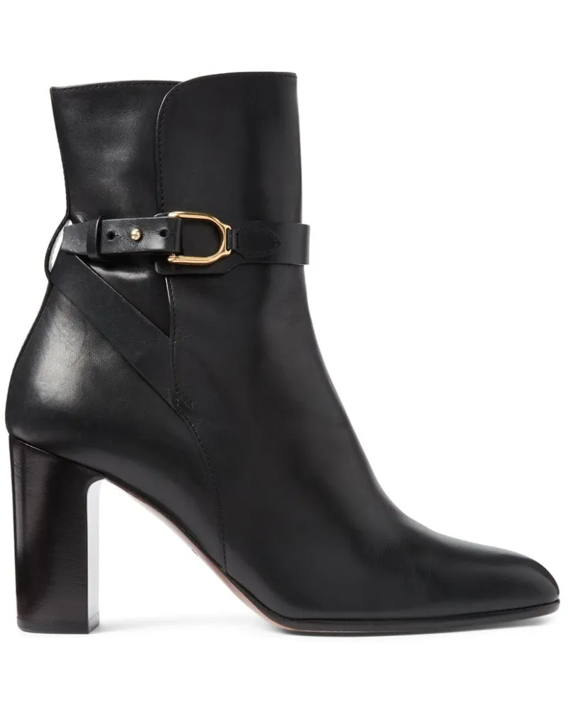 Ralph Lauren Stiefel 75mm - Schwarz Schwarz
