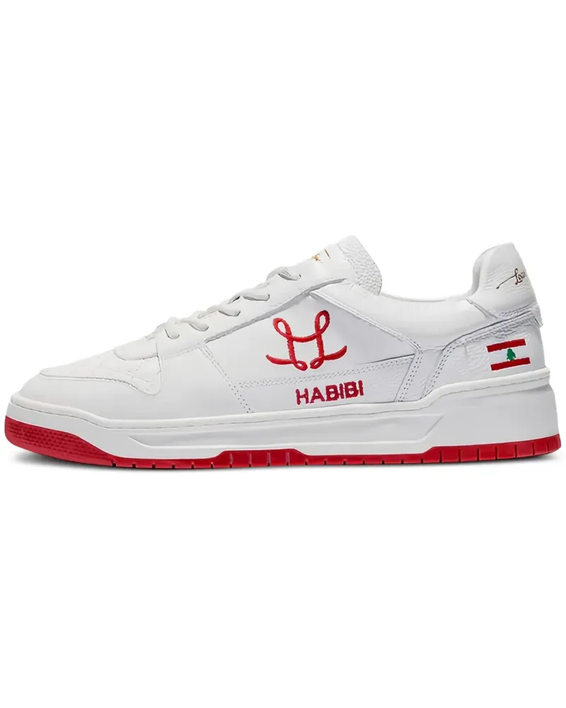 Leandro Lopes Sneakers mit Schnürung - Weiß Weiß