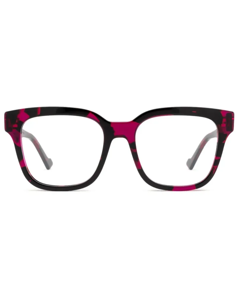 Gucci Brille mit eckigem Gestell - Rosa Rosa