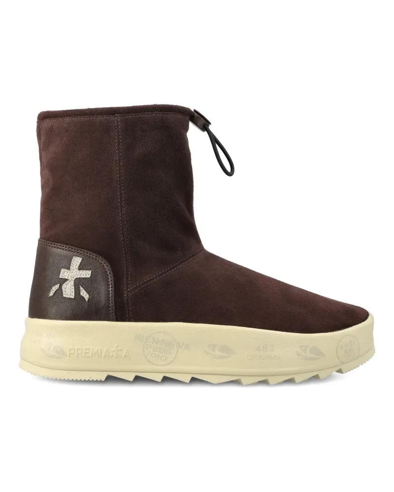 Premiata Stiefel aus Wildleder - Braun Braun