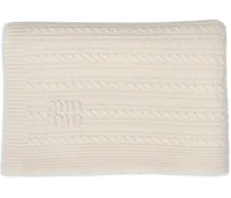 Decke aus Kaschmir - Weiß