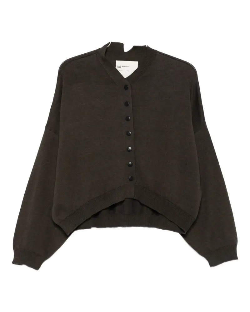 CORDERA Cardigan mit V-Ausschnitt - Grün Grün