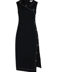 Rosetta Getty Asymmetrisches Kleid Schwarz