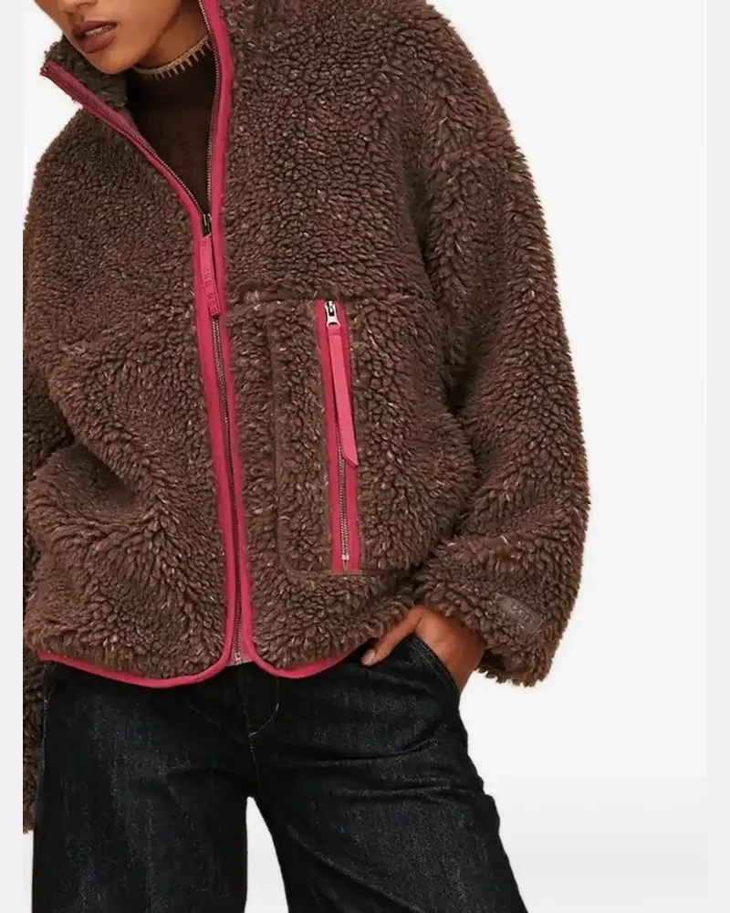 UGG Marlene Confetti shearling jacket - Braun Braun