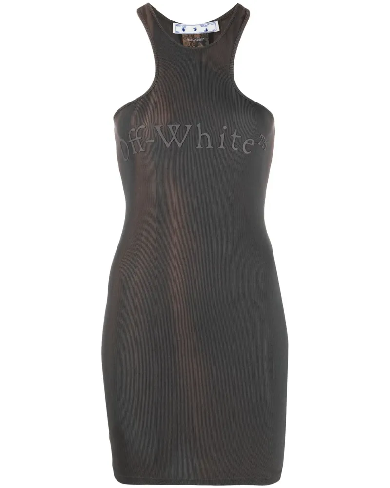 OFF-WHITE Ärmelloses Minikleid - Grau Grau