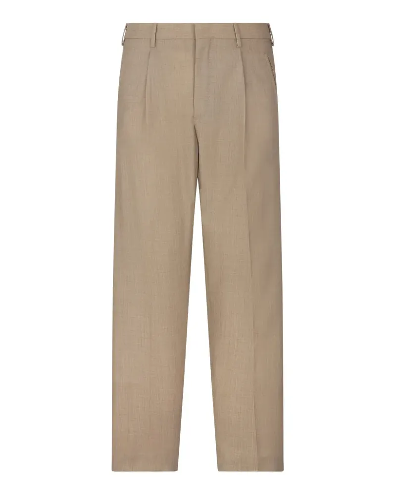 Incotex pleated trousers - Nude Nude