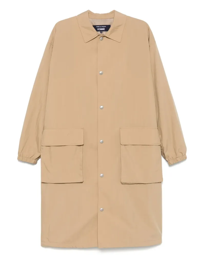 Comme des Garçons Mantel aus Gabardine - Nude Nude