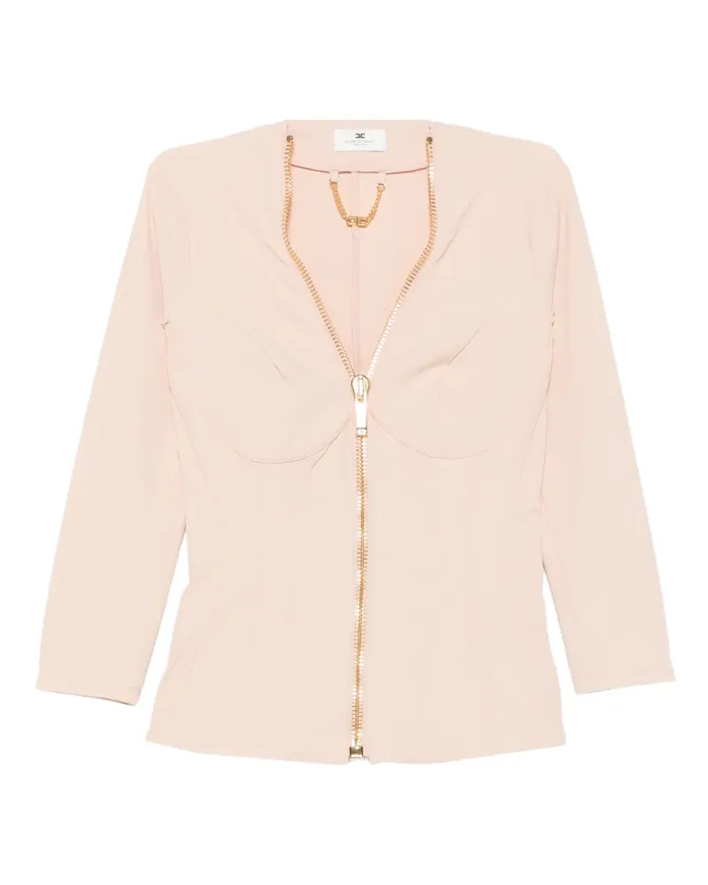 Elisabetta Franchi Jacke mit Reißverschluss - Rosa Rosa