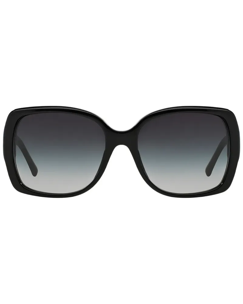 Burberry Sonnenbrille mit Karodetail - Schwarz Schwarz