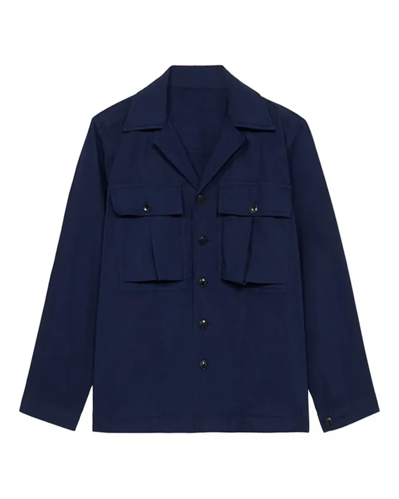 Fortela Solomont flap-pocket shirt - Blau Blau