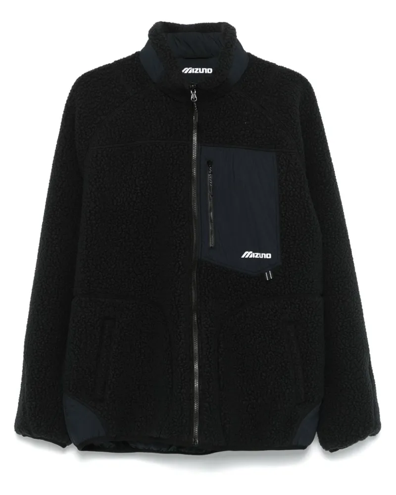 Mizuno Wendbare Jacke - Schwarz Schwarz