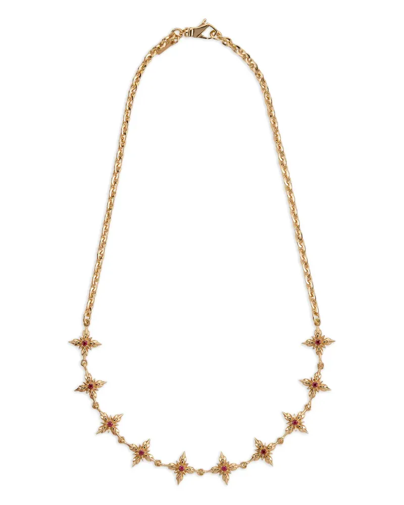Emanuele Bicocchi Stella Ventis crystal necklace - Gold Gold
