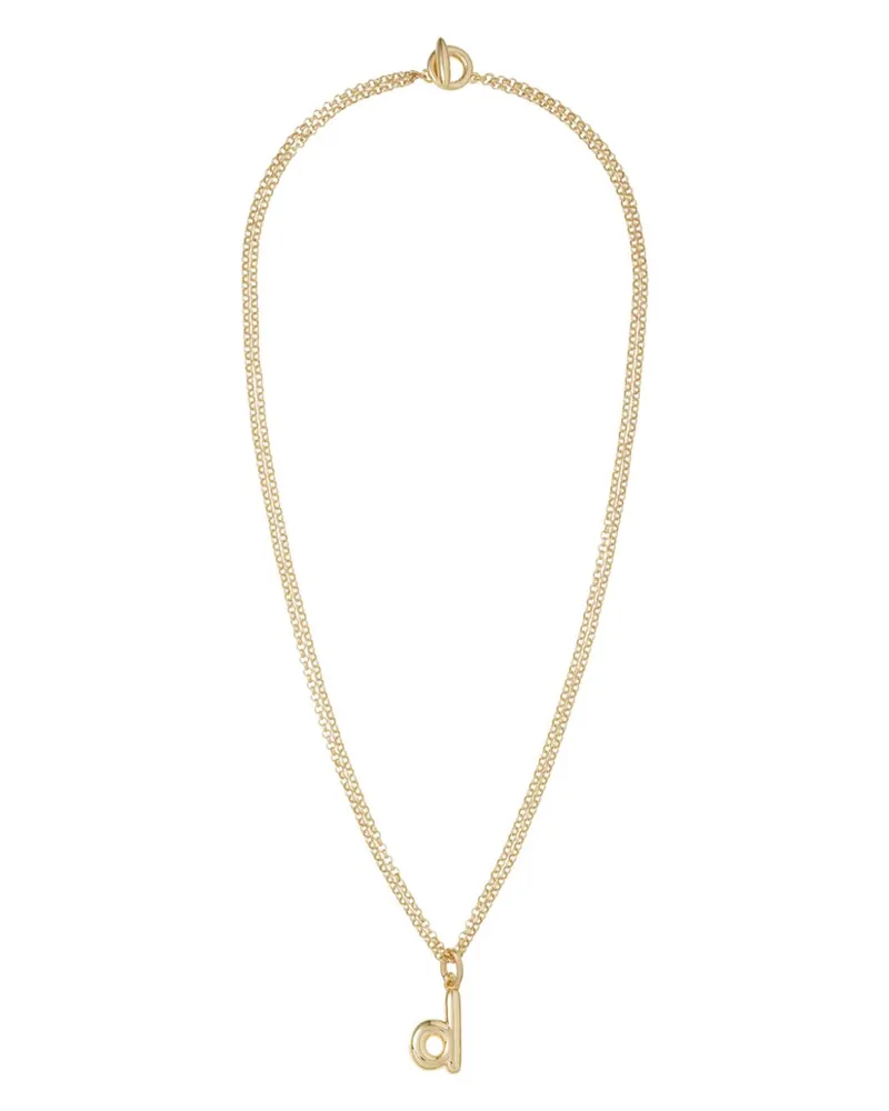 Roxanne Assoulin The Puffy Initial Halskette - Gold Gold