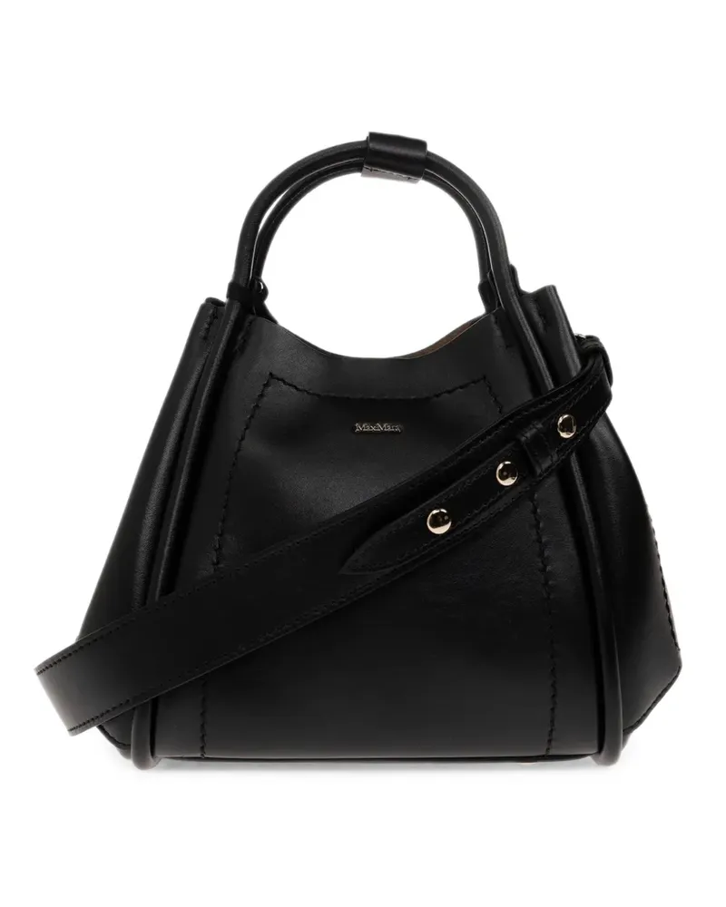 Max Mara extra-small Marinxs leather mini bag - Schwarz Schwarz