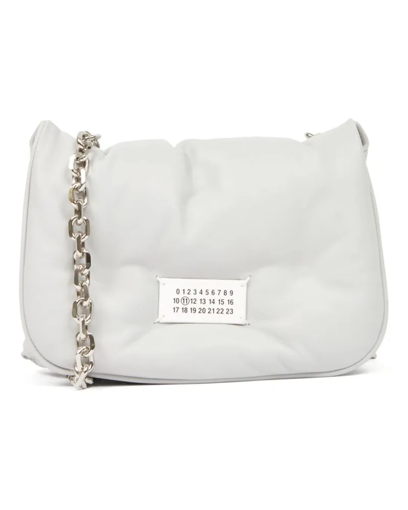 Maison Margiela Mittelgroße Glam Slam Schultertasche - Weiß Weiß