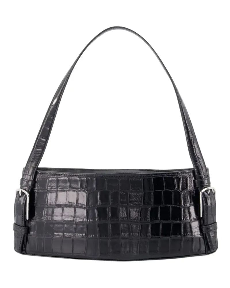 COPERNI croc-effect buckle-detail shoulder bag - Schwarz Schwarz