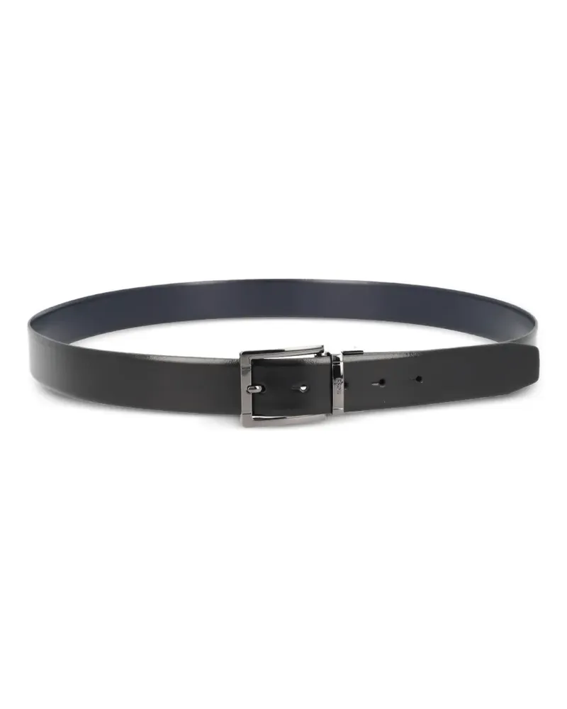 HUGO BOSS Schnallengürtel aus Leder - Schwarz Schwarz