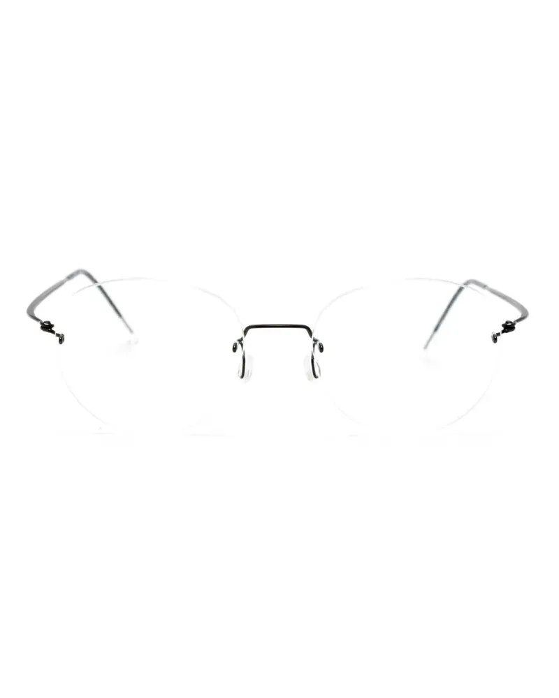 Lindberg Spirit Brille mit rundem Gestell - Grau Grau