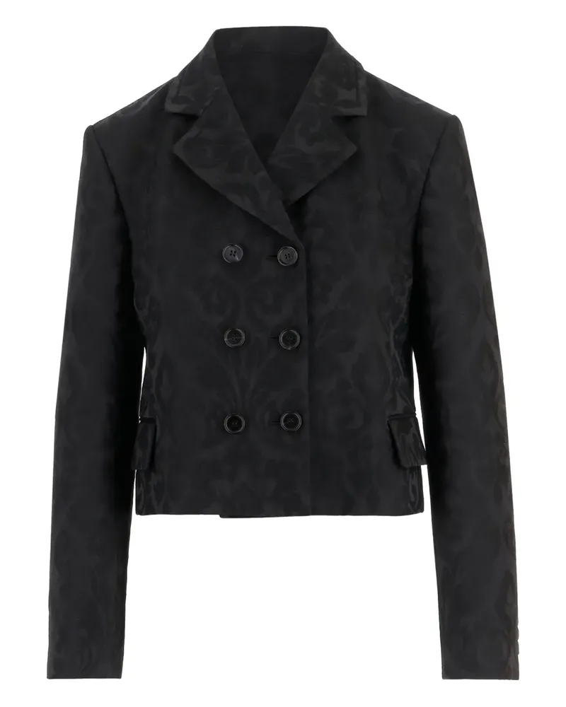 Chloé damask double-breasted jacket - Schwarz Schwarz