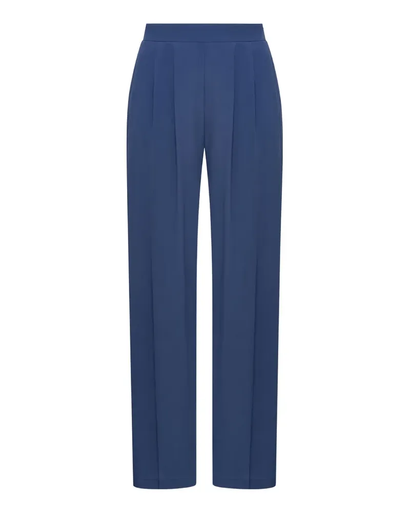 Maliparmi pleated high-waisted trousers - Blau Blau