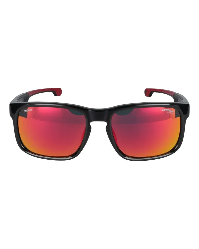 Carrera Ducati rectangle-frame sunglasses - Schwarz Schwarz