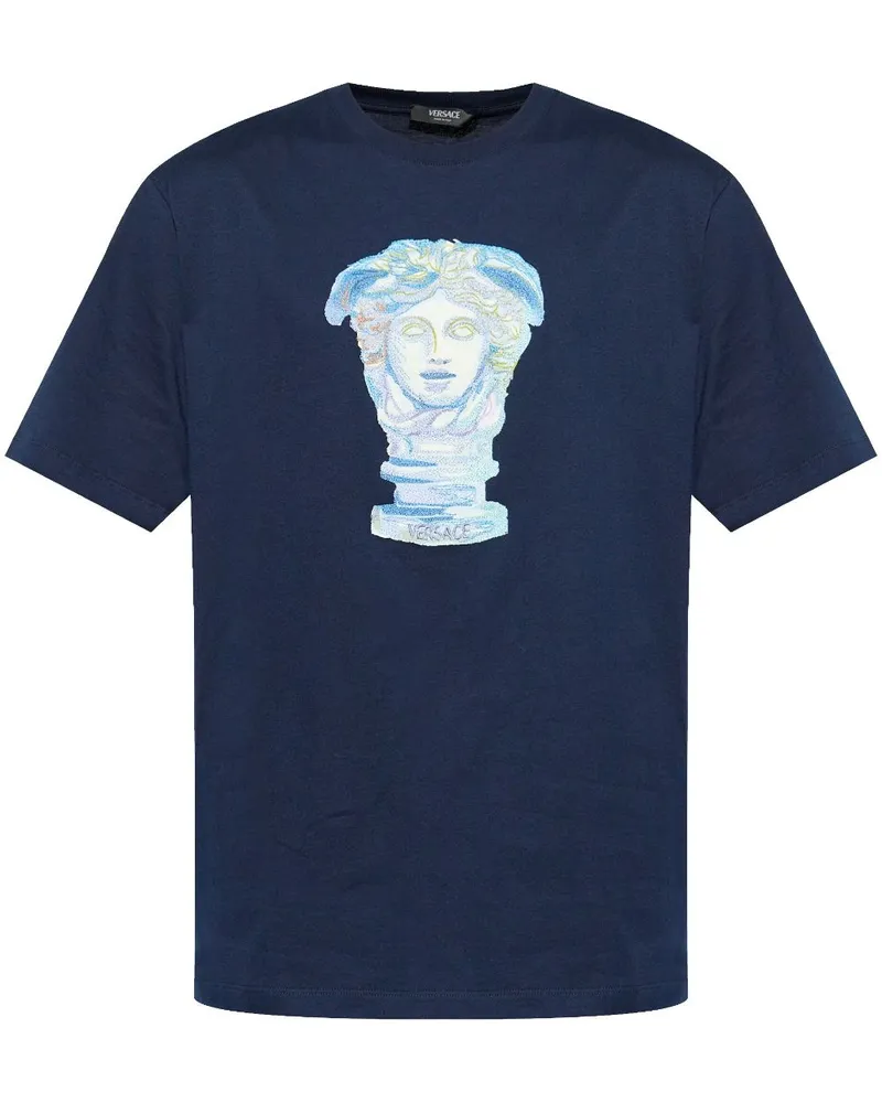 Versace Medusa T-Shirt - Blau Blau