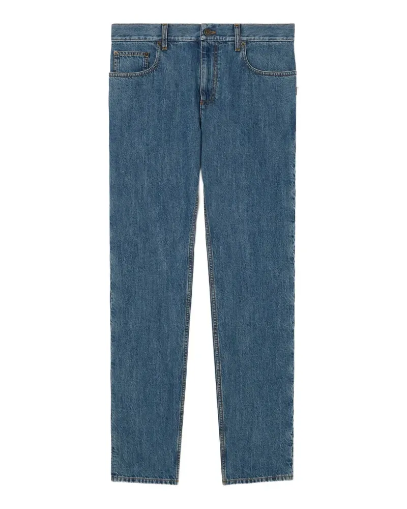 Burberry Jeans mit Logo-Patch - Blau Blau