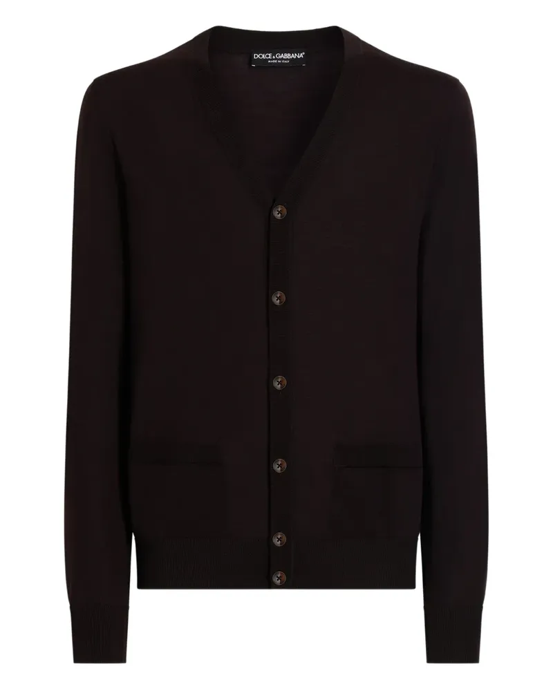 Dolce & Gabbana Geknöpfter Cardigan - Braun Braun