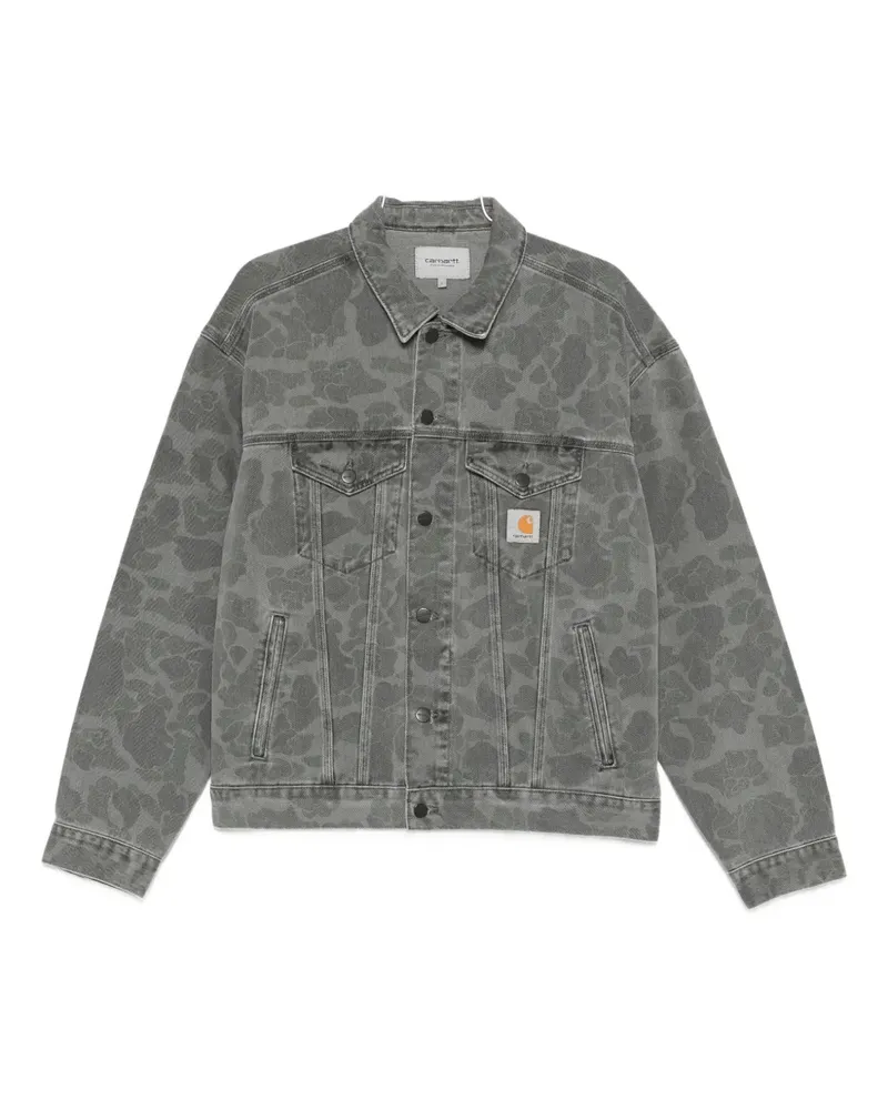 Carhartt WIP Helston Jacke mit Camouflage-Knöpfen - Grau Grau