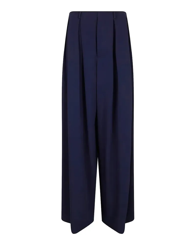 Ralph Lauren Greer pleated palazzo pants - Blau Blau
