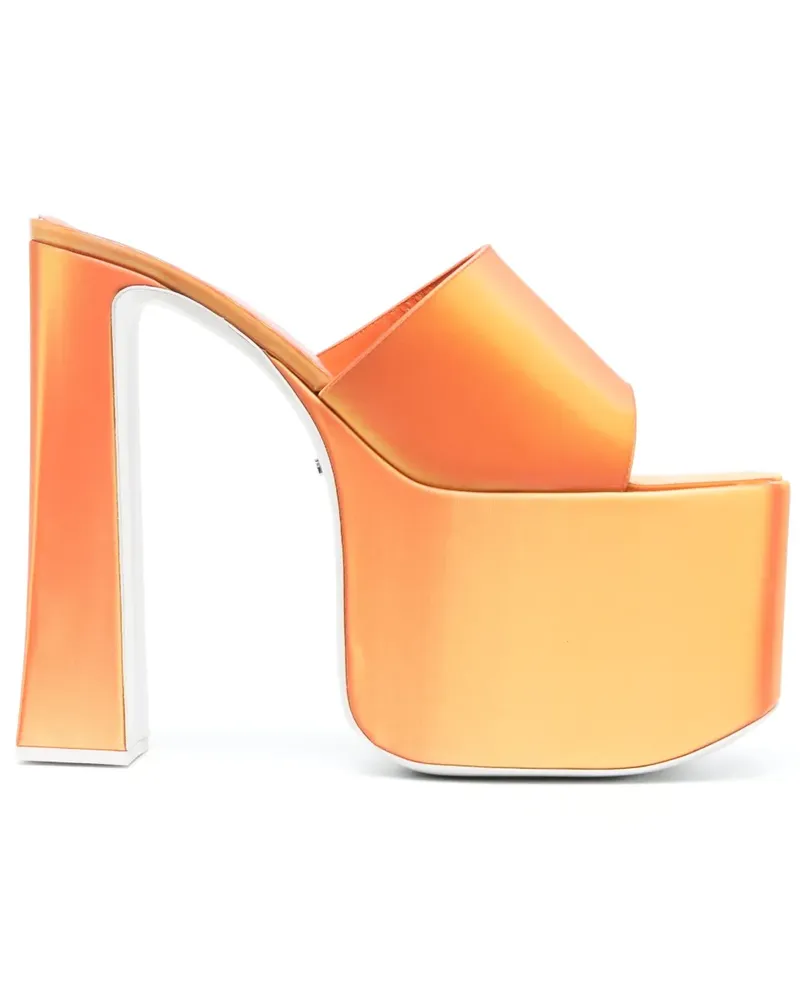 GCDS Sandalen mit Plateau 170mm - Orange Orange