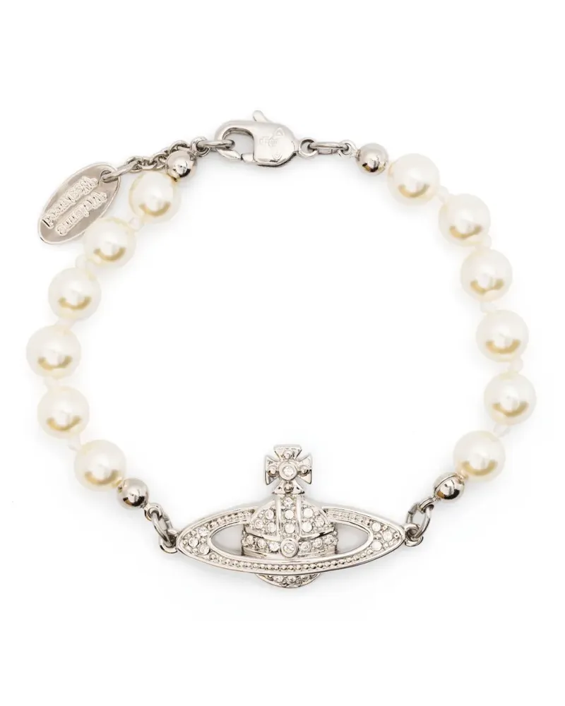 Vivienne Westwood Mini Bas Relief Armband - Silber Silber