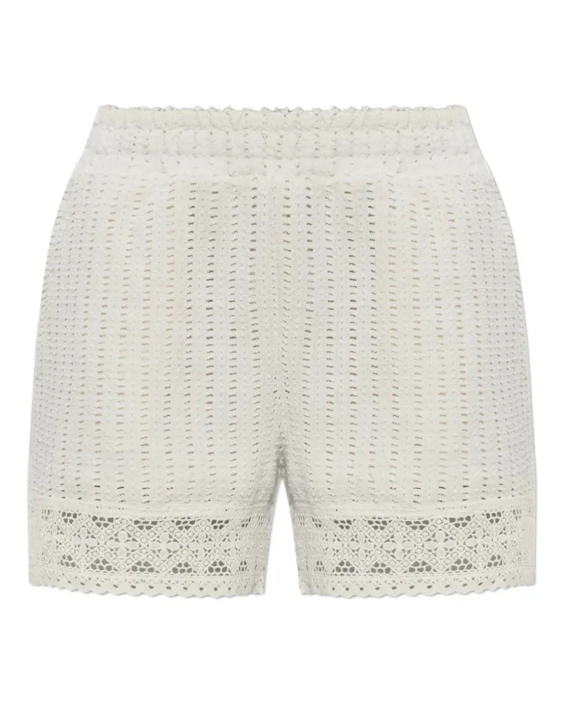 AllSaints Gehäkelte Elma Shorts mit Spitzenbesatz - Nude Nude