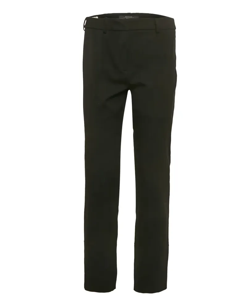 Max Mara Hose aus Gabardine - Schwarz Schwarz