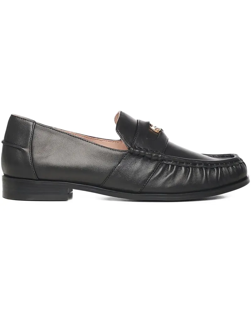 Coccinelle Flache C-Penny Loafer - Schwarz Schwarz