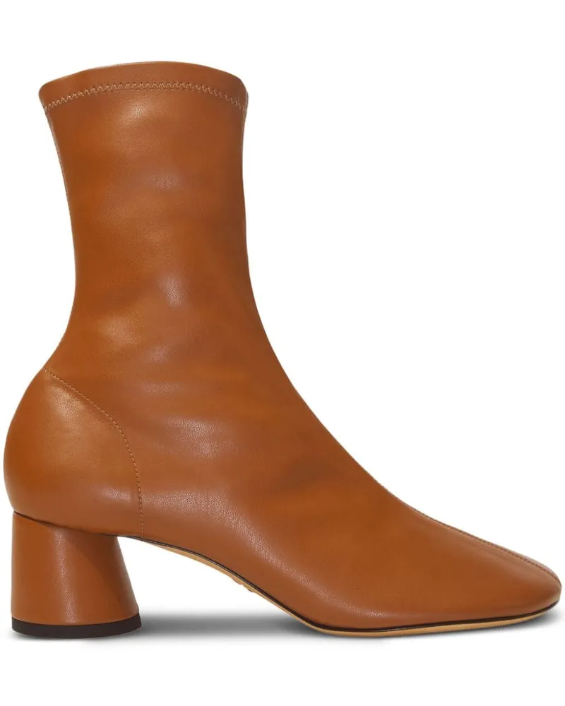 Proenza Schouler Glove pull-on leather boots Braun