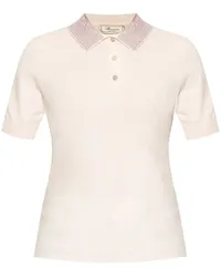 Blumarine Poloshirt mit Strass Rosa