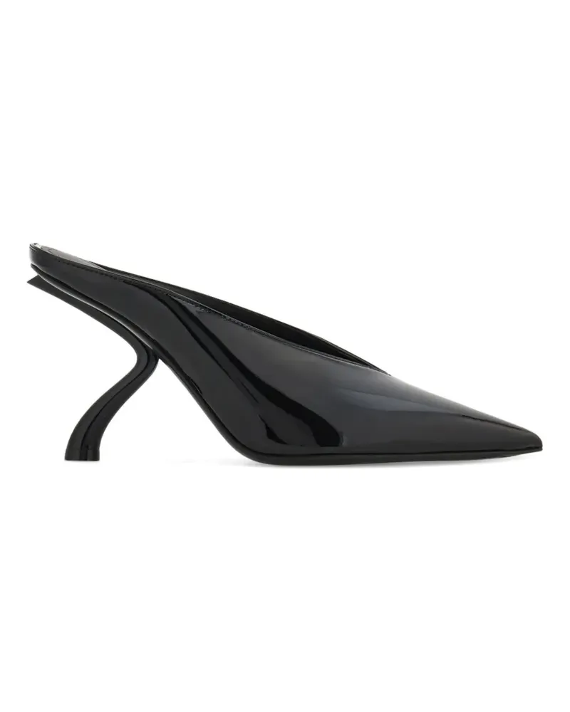 Ferragamo sculptural-heel mules - Schwarz Schwarz