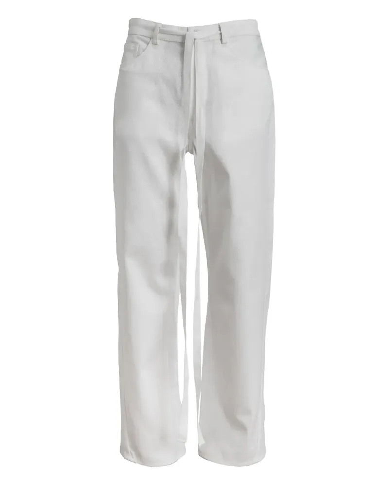 RXQUETTE Jeans mit gehäkelter Tasche - Weiß Weiß