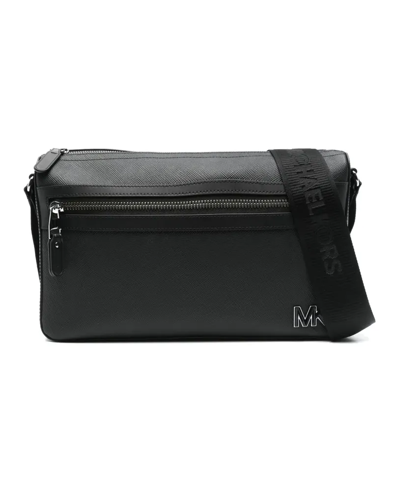 Michael Kors Mittelgroße Edison Kuriertasche - Schwarz Schwarz