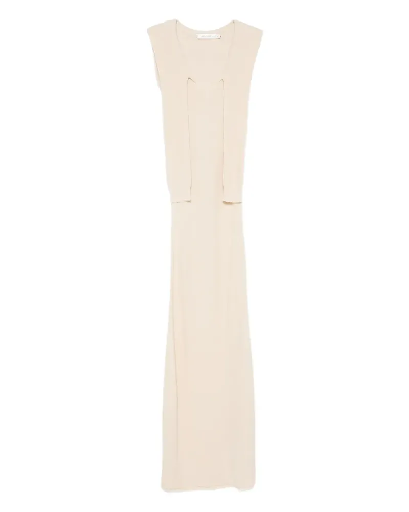 Aya Muse Ärmelloses Vao Maxikleid - Nude Nude