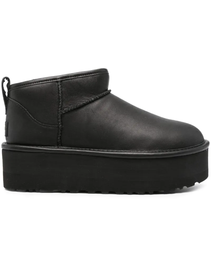UGG Classic Ultra Mini Plateau-Stiefel - Schwarz Schwarz