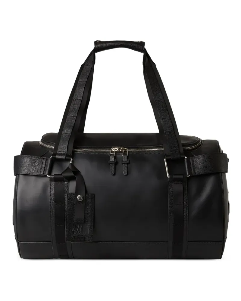 The North Face Base Camp leather duffle bag - Schwarz Schwarz