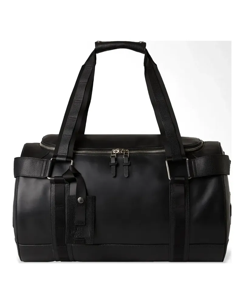 The North Face Base Camp leather duffle bag - Schwarz Schwarz