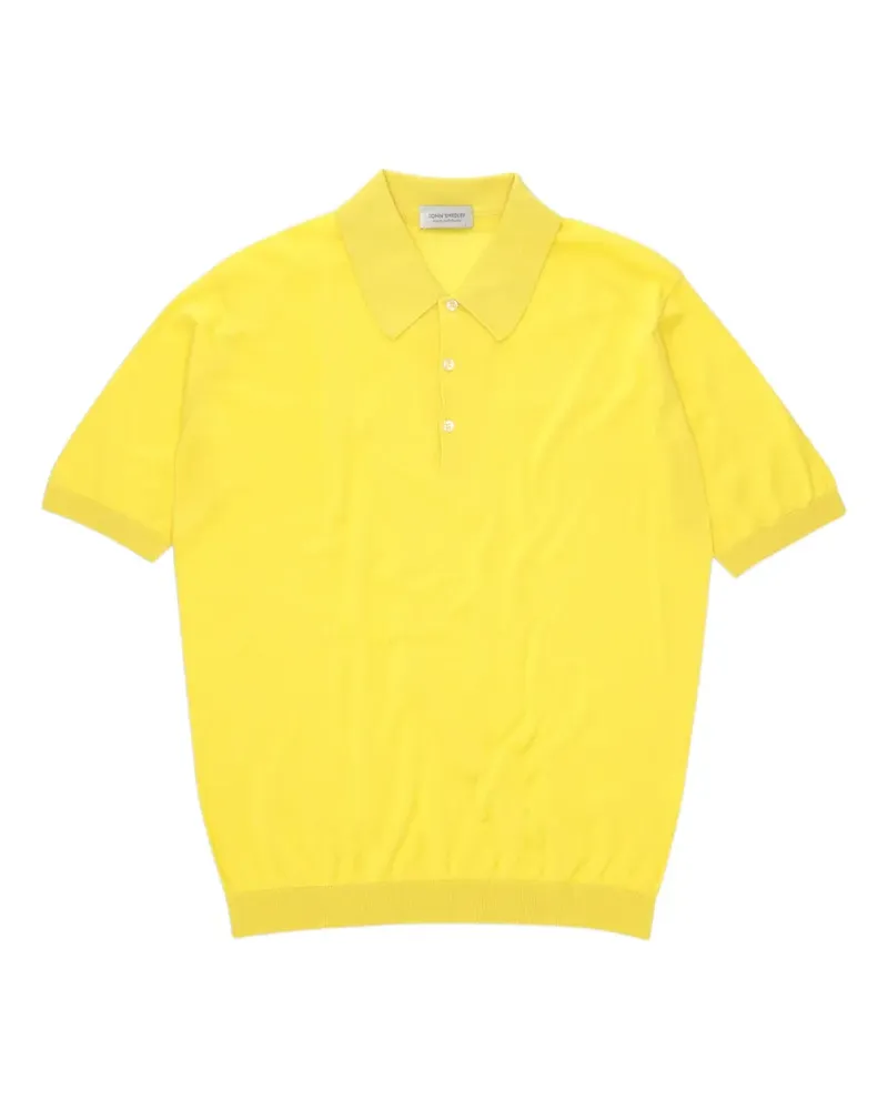 Fortela Gestricktes Isis Poloshirt - Gelb Gelb