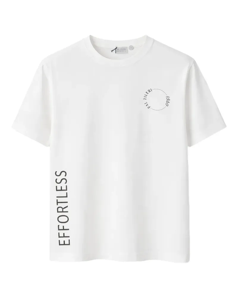 Pal Zileri logo-print short-sleeve T-shirt - Weiß Weiß
