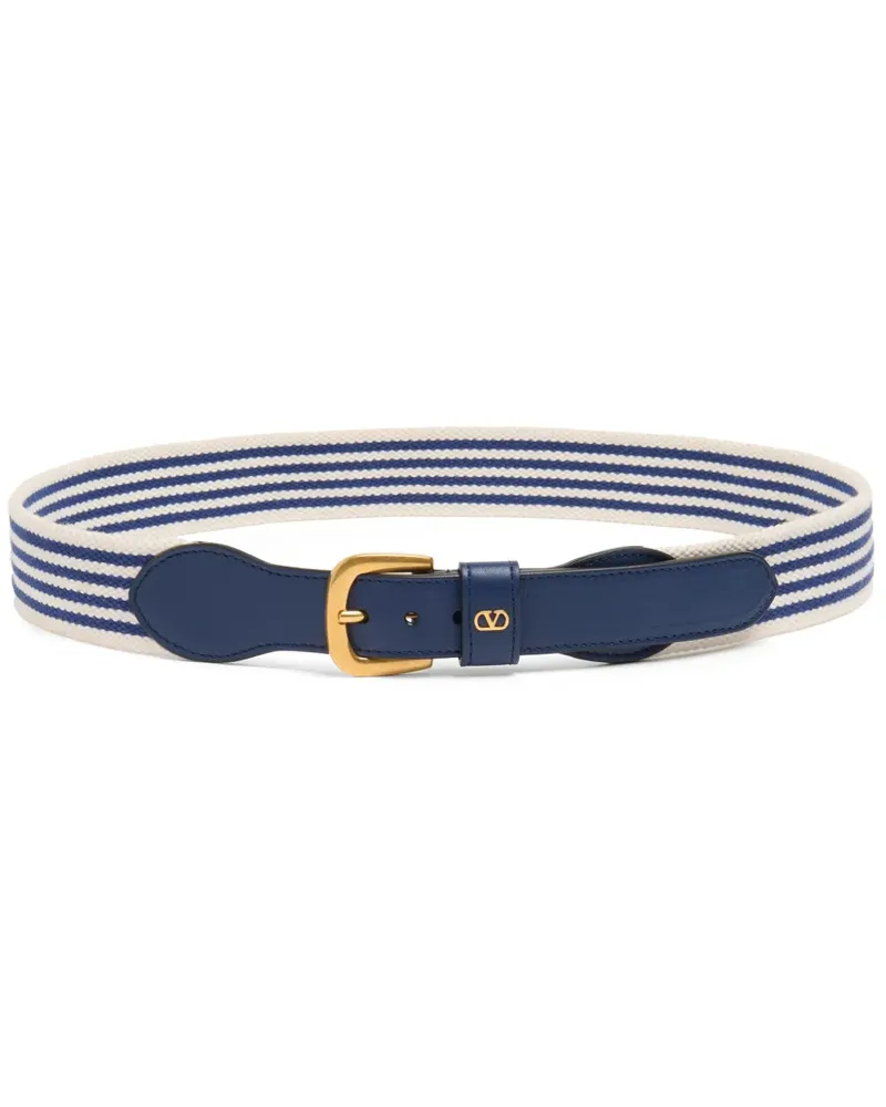 Valentino Garavani VLogo Signature Gürtel 35mm - Blau Blau
