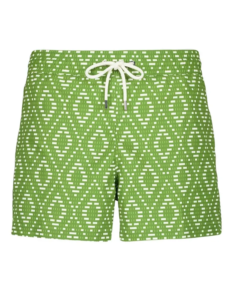 Frescobol Carioca Badeshorts mit Print - Grün Grün