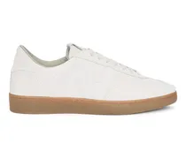 Retro Trainer Sneakers mit Logo - Nude